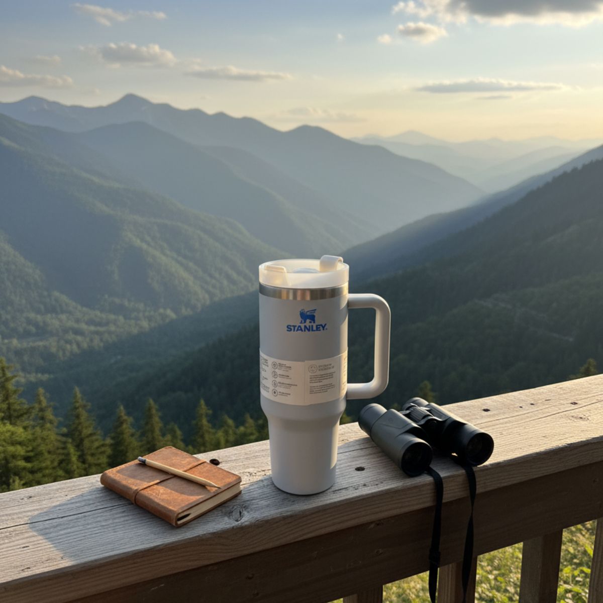 Premium Stanley Insulated Travel Tumbler with Handle | Solid