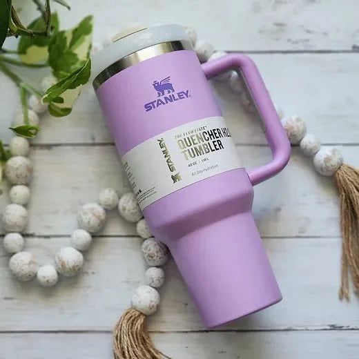 Premium Stanley Insulated Travel Tumbler with Handle | Solid