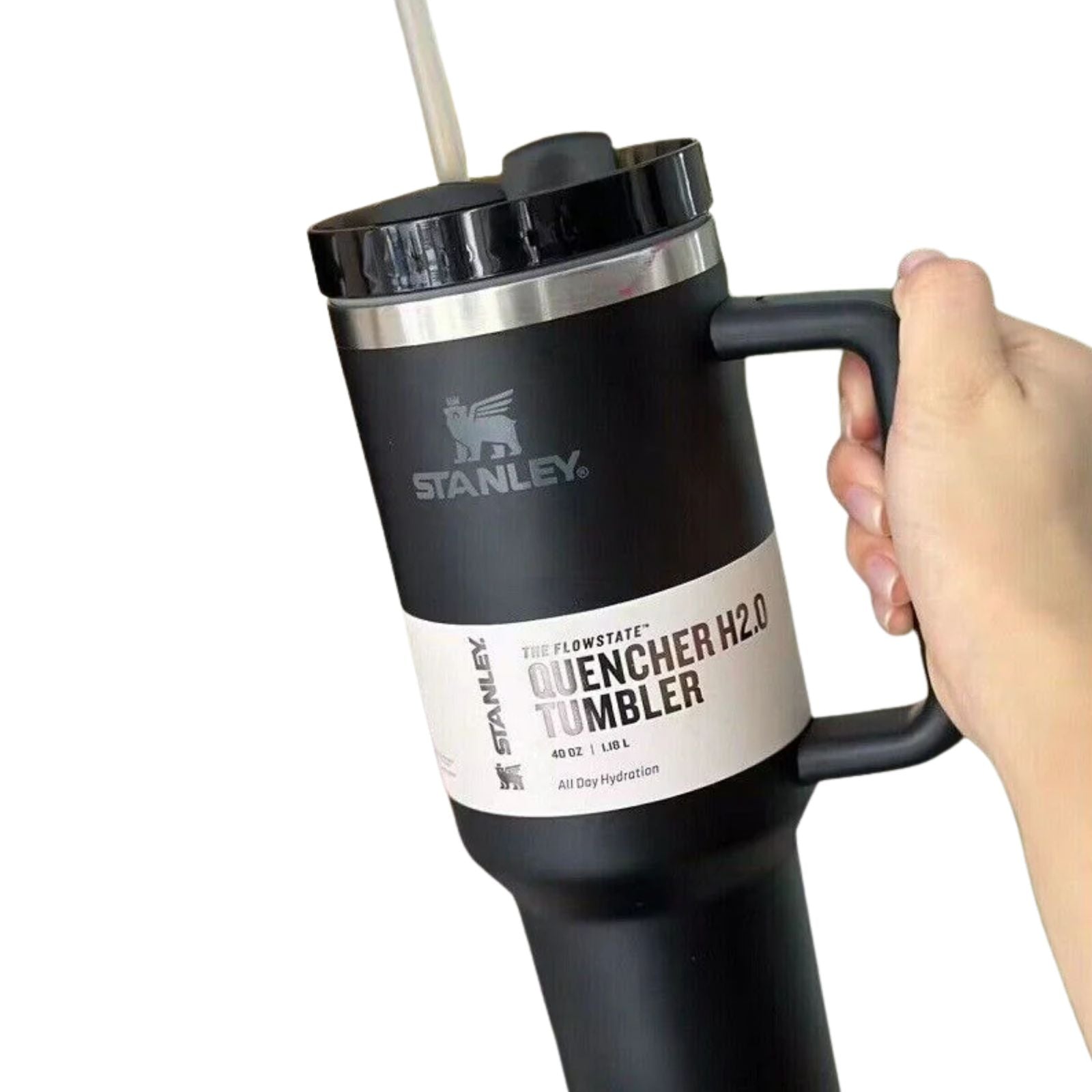Premium Stanley Insulated Travel Tumbler with Handle | Solid