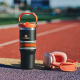 Stanley Retro Sport Edition Insulated Flip-Straw Tumbler with Top Handle