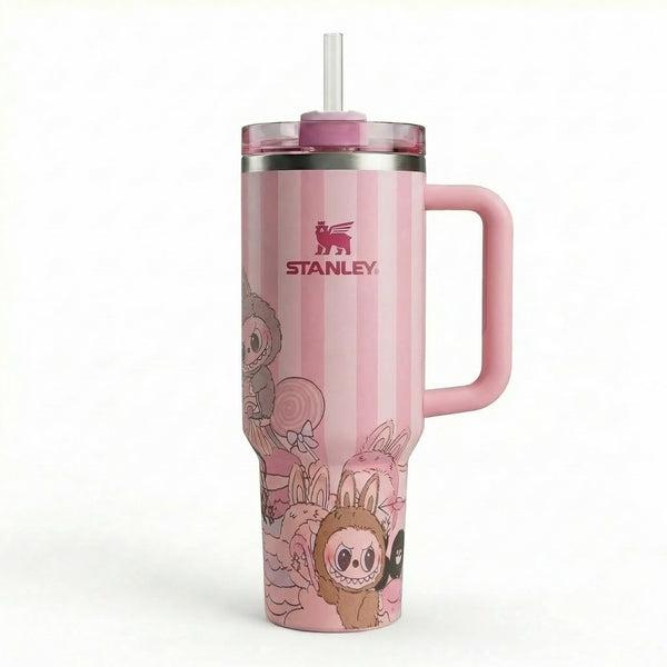 Premium Stanley Insulated Travel Tumbler with Handle | Labubu