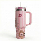 Premium Stanley Insulated Travel Tumbler with Handle | Labubu