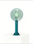 Minimalist 2-in-1 Portable Handheld & Desk Fan | Teal & Mint Green