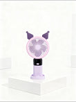 Kawaii Jester Ear 2-in-1 Portable Handheld & Desk Fan | Pastel Lavender