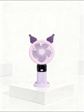 Kawaii Jester Ear 2-in-1 Portable Handheld & Desk Fan | Pastel Lavender